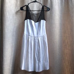💕AQUA ivory and black cocktail/summer dress